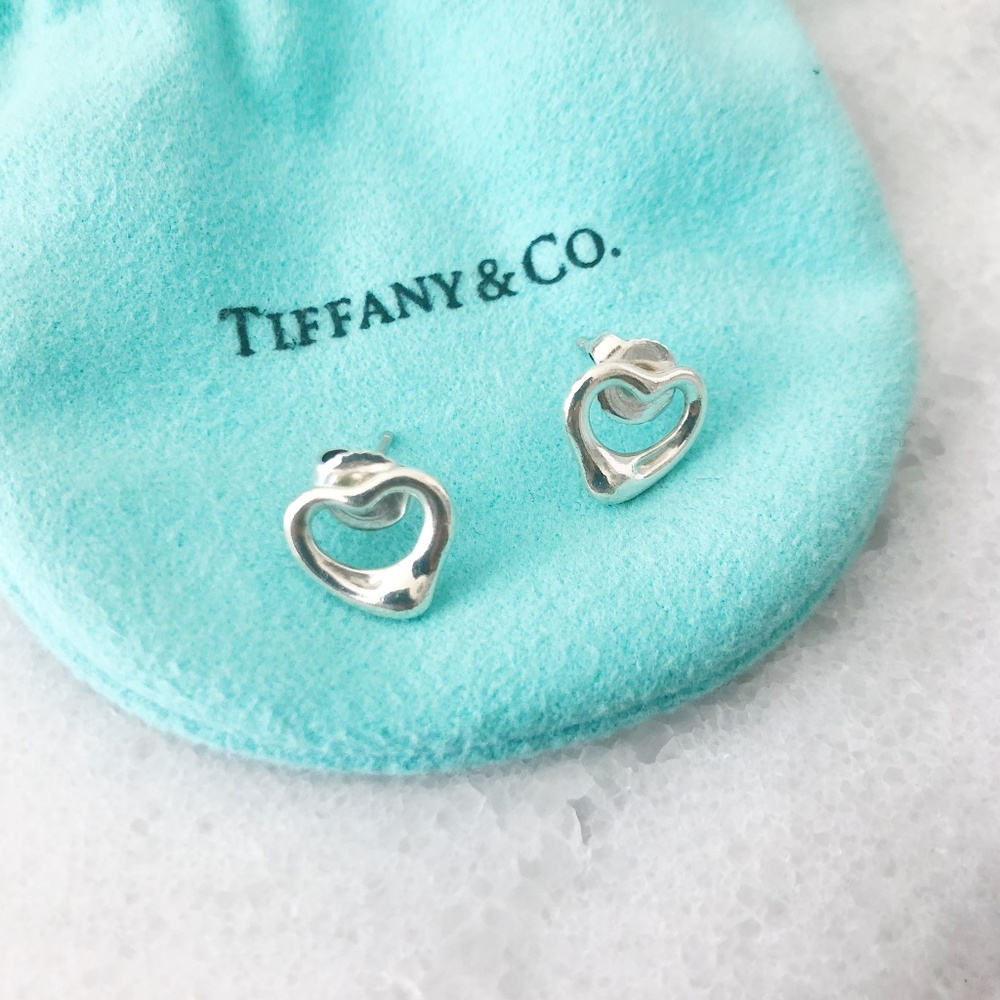 Tiffany & Co. Open Heart Earrings